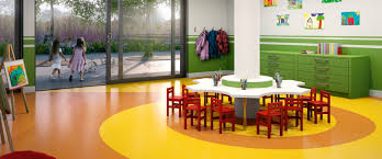 School vinyl flooring