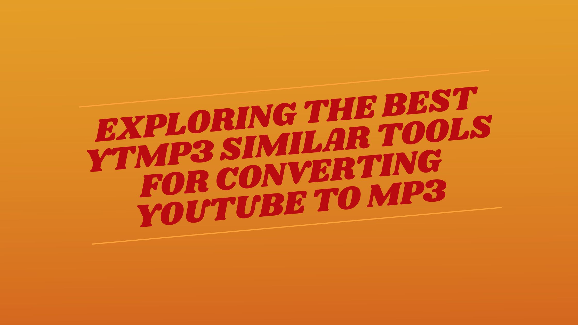 Best ytmp3 similar tools