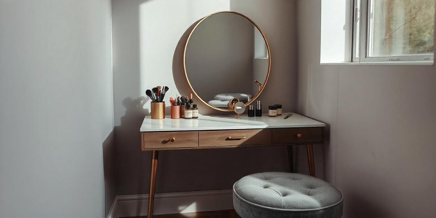 Dressing Table with Mirror