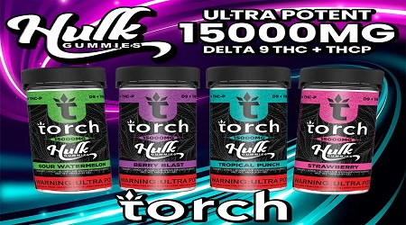 TORCH HULK THC GUMMIES 1500mg