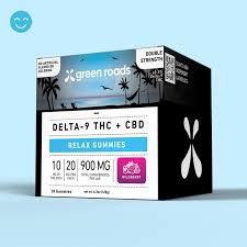 Green Roads Delta 9 THC + CBD Relax Gummies