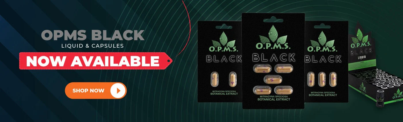 OPMS Black Kratom Extract Capsules