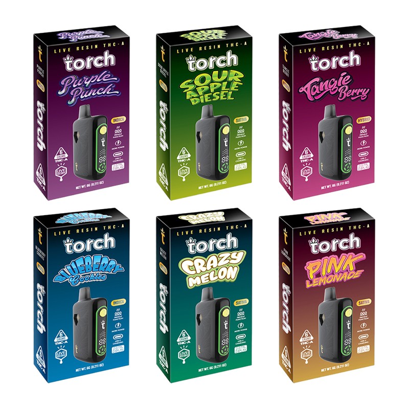 Torch Pulse Live Resin THC-A Disposable Vape 6G