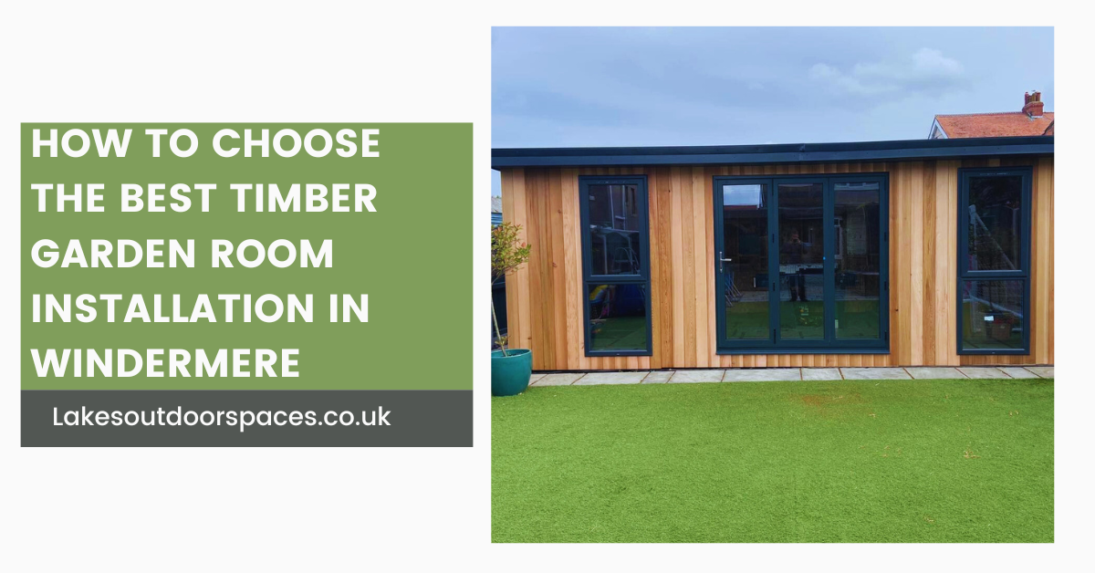 timber garden room contractor