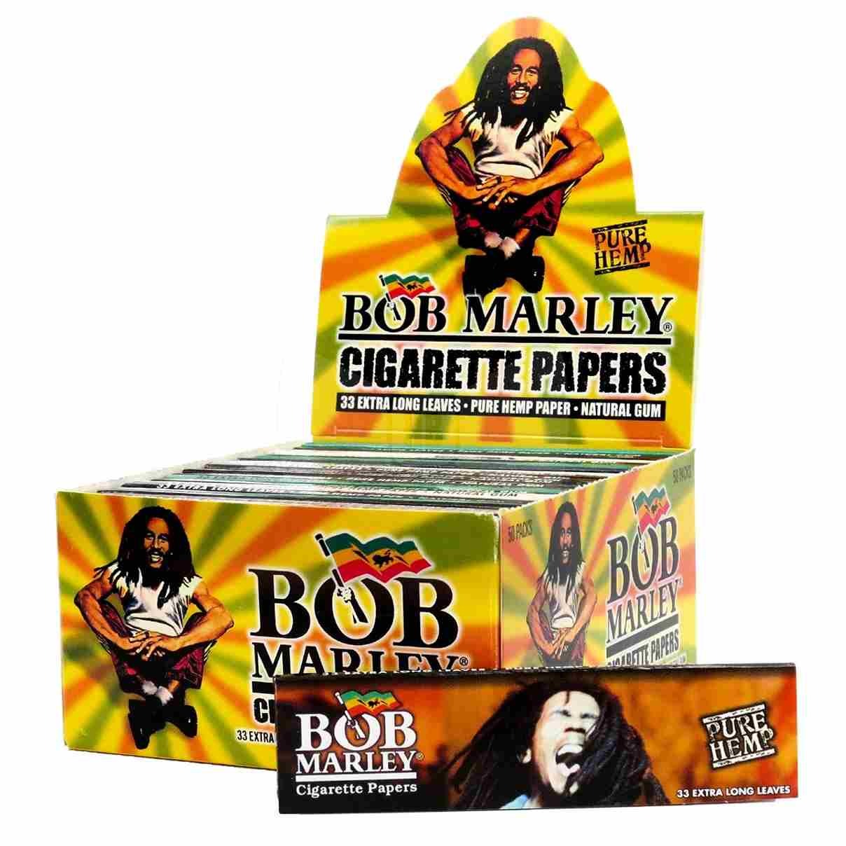 Bob Marley 1 1/4 Pure Hemp Rolling Papers