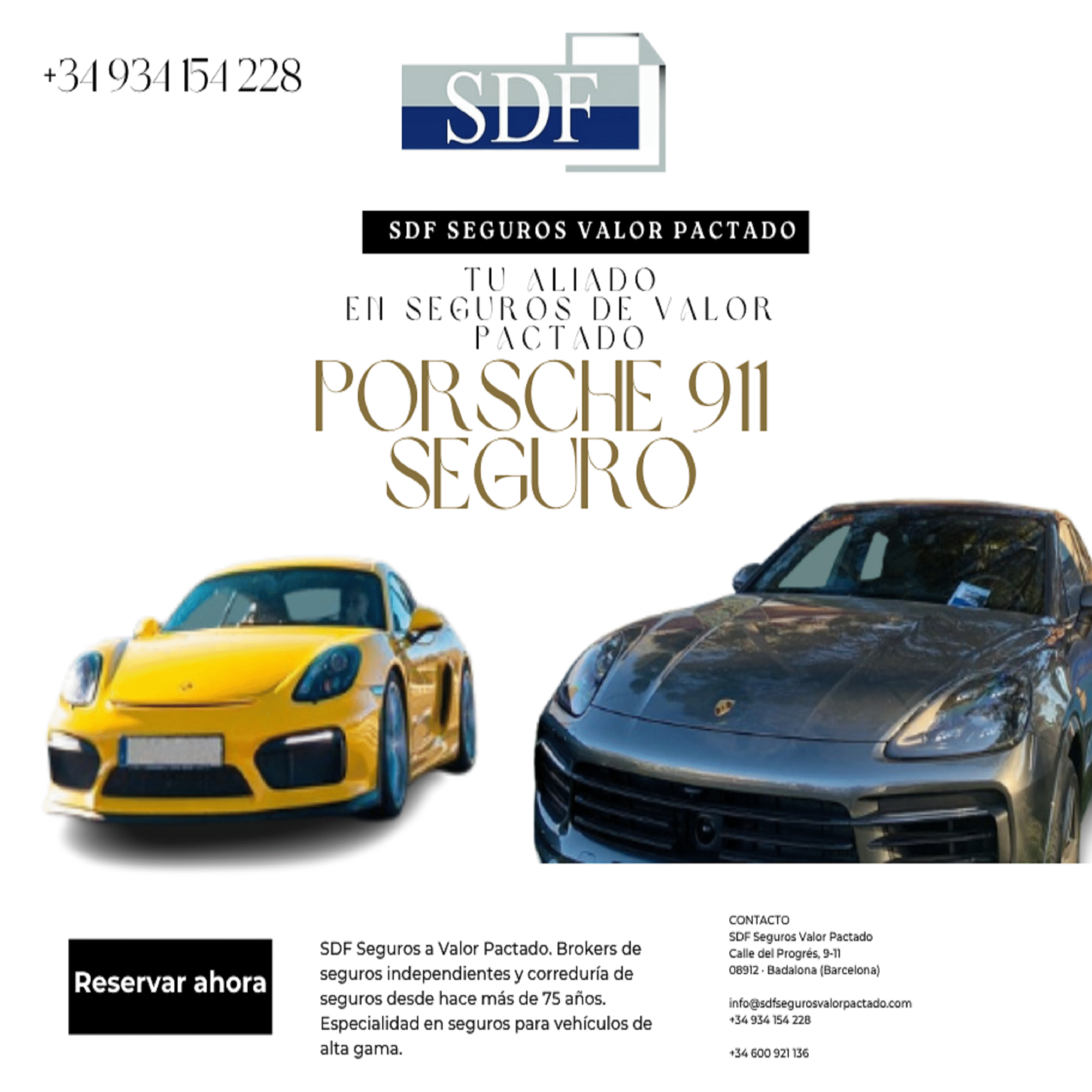 Seguro de Porsche 911 GT3