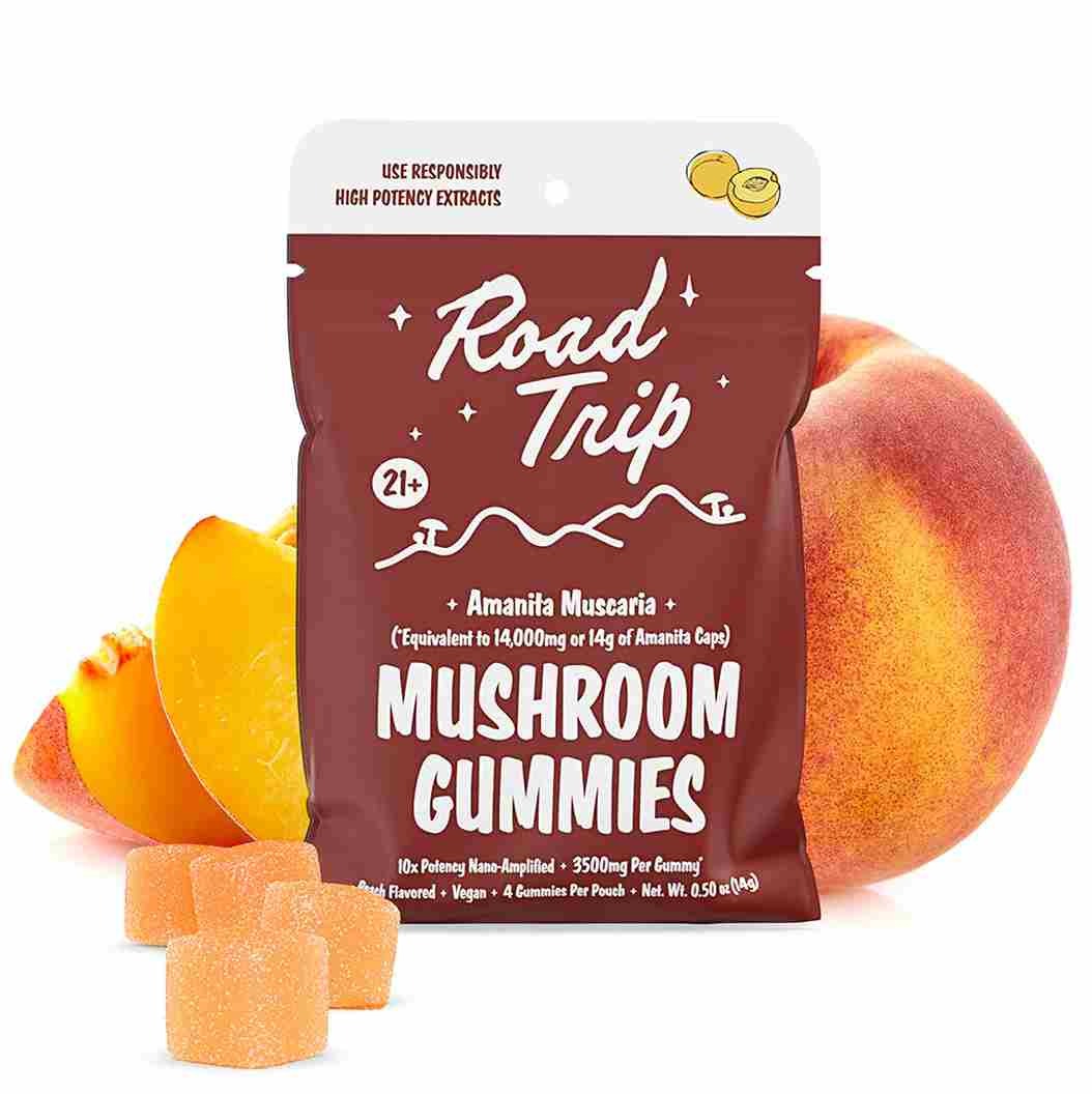 Road Trip Amanita Muscaria Magic Mushroom Gummies