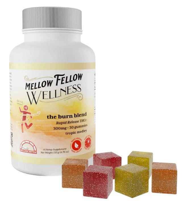 Mellow Fellow Burn Blend Wellness Gummies