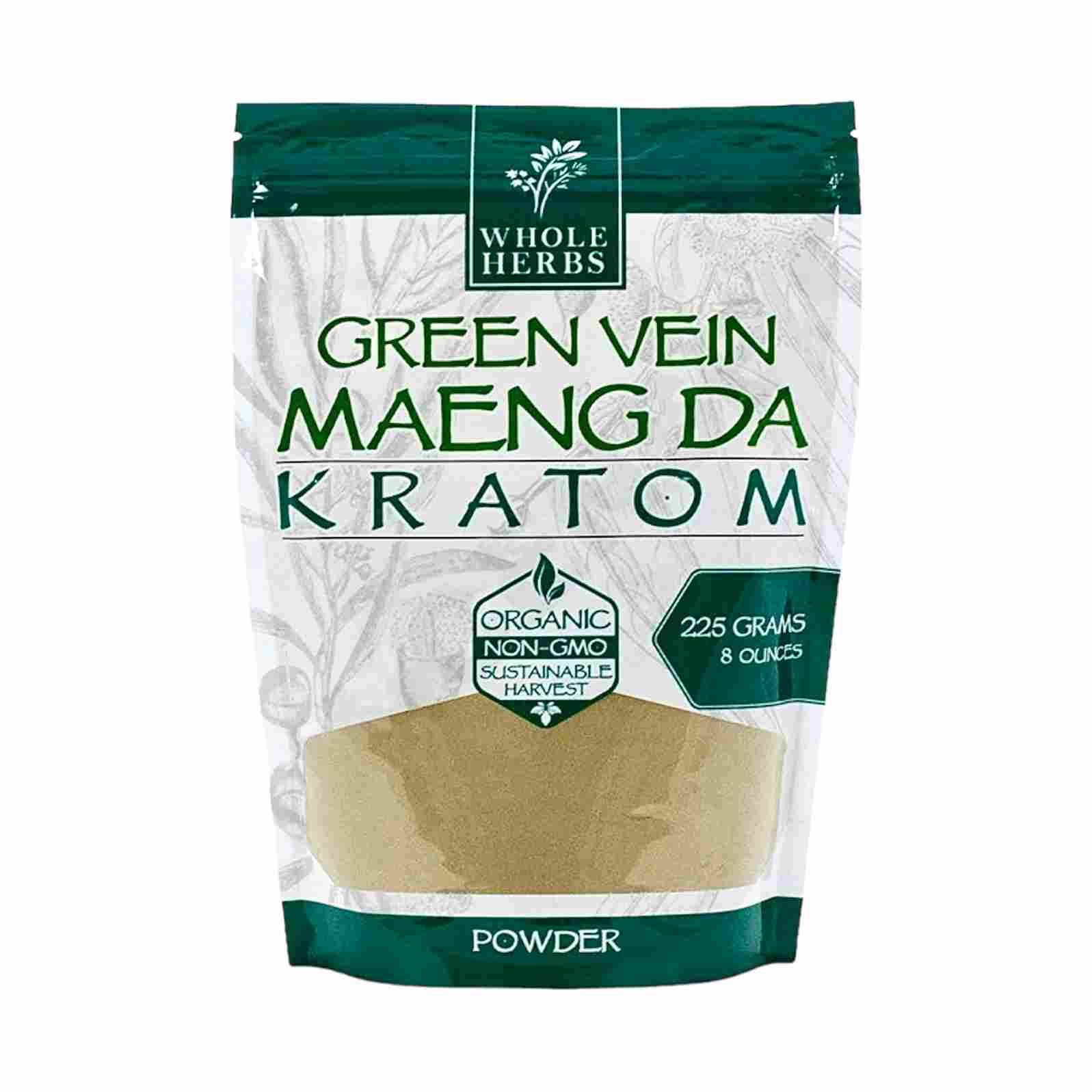 Whole Herbs Kratom Powder Green Maeng Da