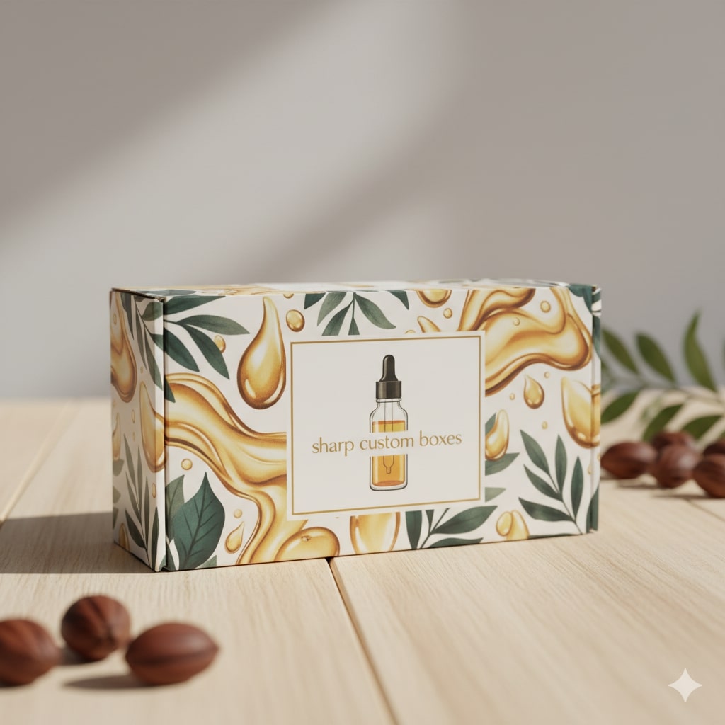 Custom Hair Oil Boxes