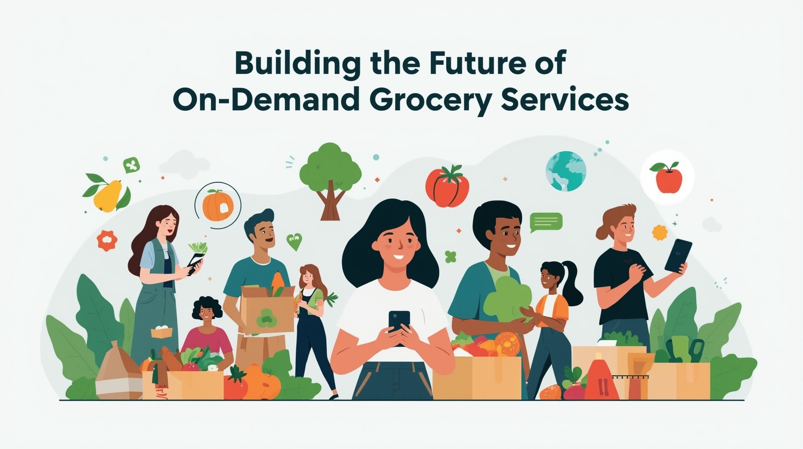 On-demand grocery services